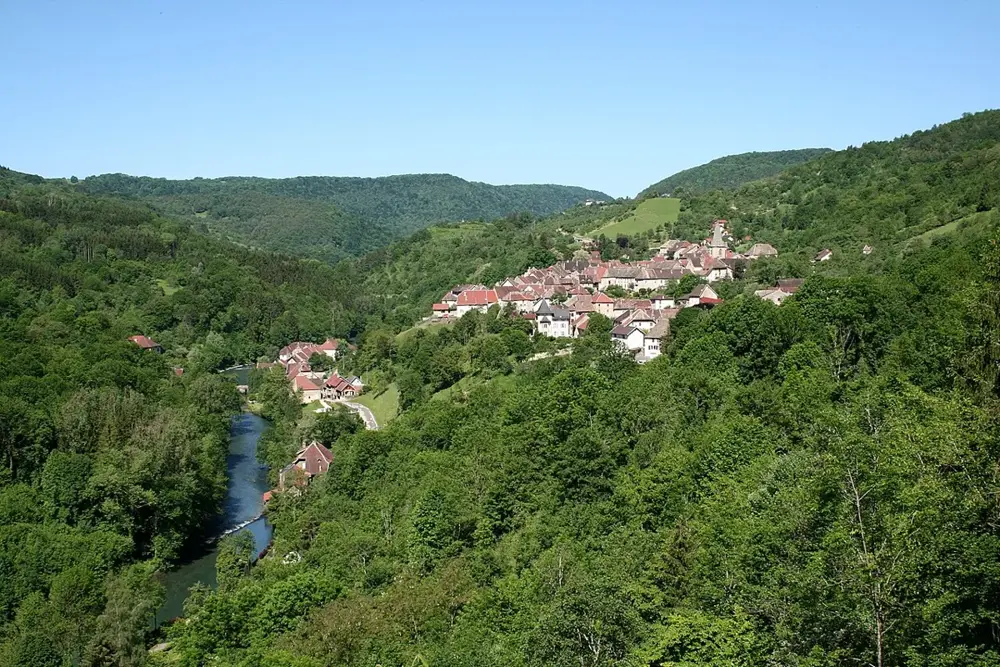 Vue de Source de la Loue