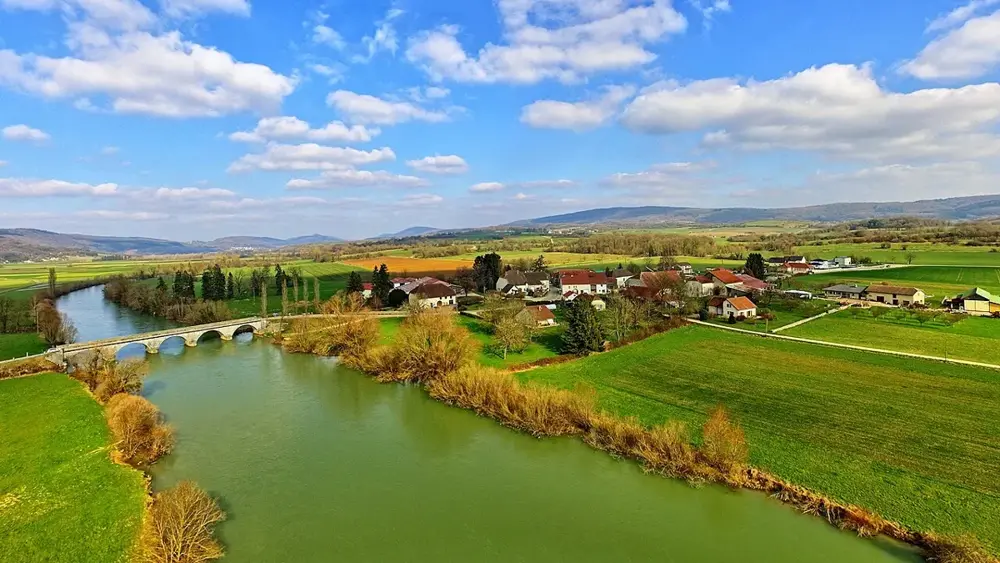 Vue de Source de la Loue